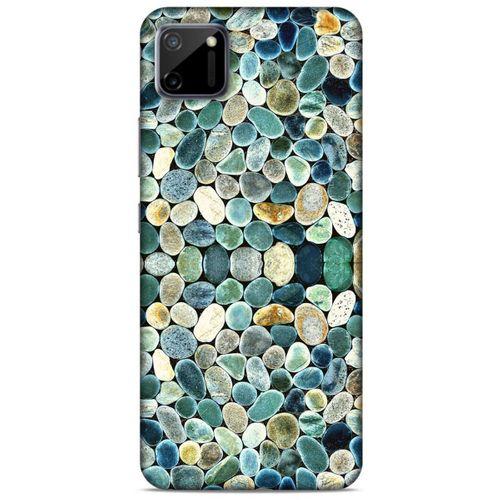 Oppo Realme C11 Kılıf Baskılı Özel Seri Taşlı (48) Bumper Kılıf