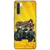 Oppo A91 Uyumlu Kılıf Motorsiklet (44) Tough Armor Kılıf Harley