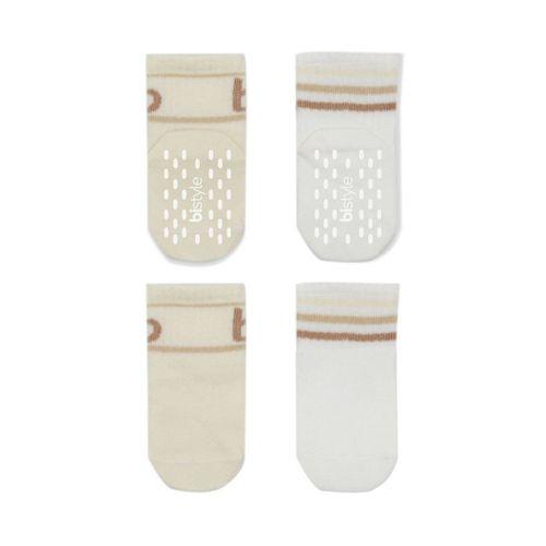 Bistyle Bistyle Penye Kaymaz Soket Çorap 2li 10144 Bej Ekru