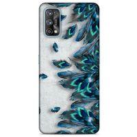 Oppo Realme 7 Pro Kılıf Desenli Özel Seri Tüyler (41) Tank Kılıf