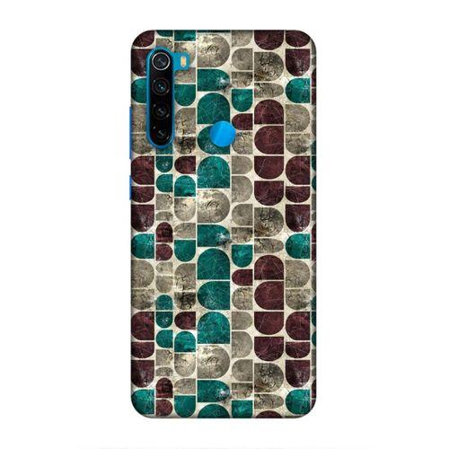 Xiaomi Redmi Note 8 Uyumlu Kılıf Romans (36) Glitter Kılıf Kahverengi