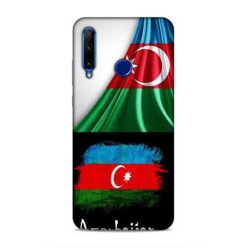Huawei Honor 20 Lite Uyumlu Kılıf Azarbaijan (13) Silikon Kap Bayraklar