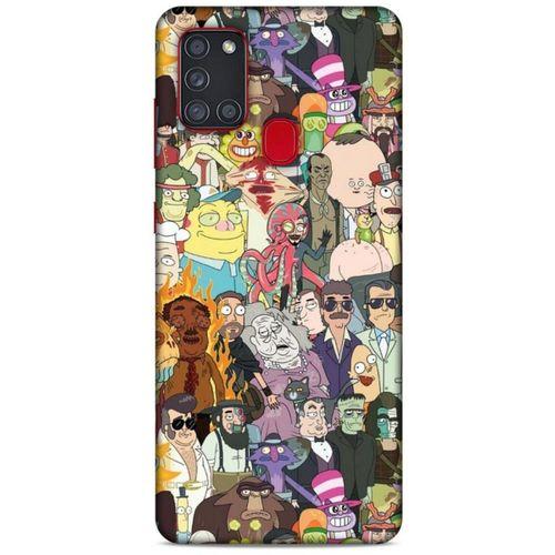 Samsung Galaxy A21s Uyumlu Kılıf Rick And Morty (33) Hybrid Kılıf Killer Rick