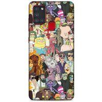 Samsung Galaxy A21s Uyumlu Kılıf Rick And Morty (33) Hybrid Kılıf Killer Rick