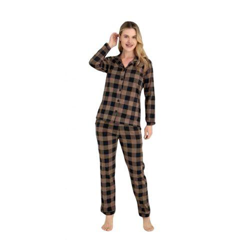 9209 Kly Kadın Düğmeli Pijama Takımı