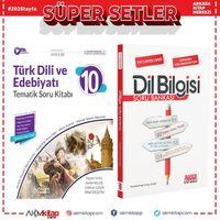 Palme Yayınları 10. Sınıf Türk Dili ve Edebiyatı Tematik ve AKM Dil Bilgisi Soru Bankası Seti 2 Kitap