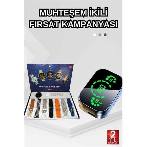 Dokunmatik Akıllı Saat Yeni Nesil Kulaklık Kampanyası Bluetooth Bağlantılı Anc Özelliği