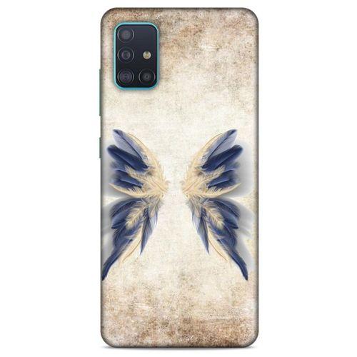 Samsung Galaxy A51 Kılıf Desenli Özel Seri Tüyler (17) Tasarım Kılıf