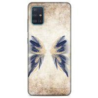 Samsung Galaxy A51 Kılıf Desenli Özel Seri Tüyler (17) Tasarım Kılıf