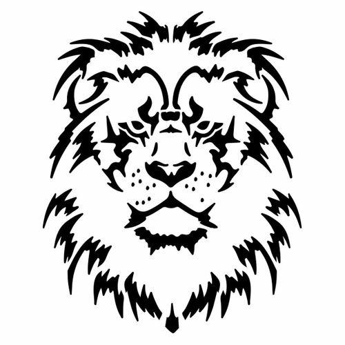 Aslan Tattoo Dövme Şablonu model-4