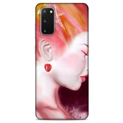 Samsung Galaxy S20 Uyumlu Kılıf Pembe Delisi (26) Tpu Silikon Kılıf Kiraz