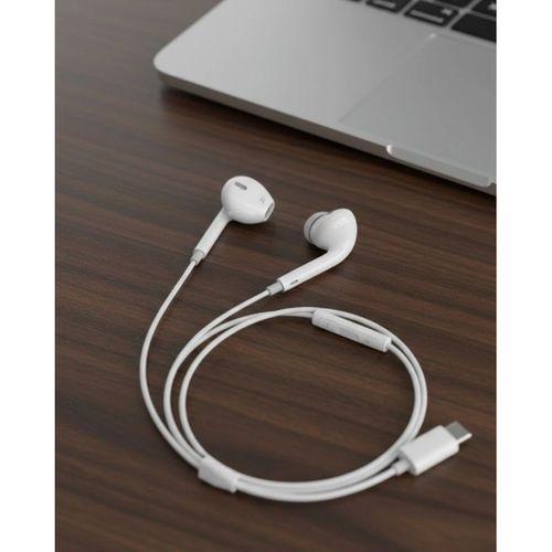 Type C Uyumlu Mikrofonlu Kulak İçi Kulaklık Konforlu Tasarım