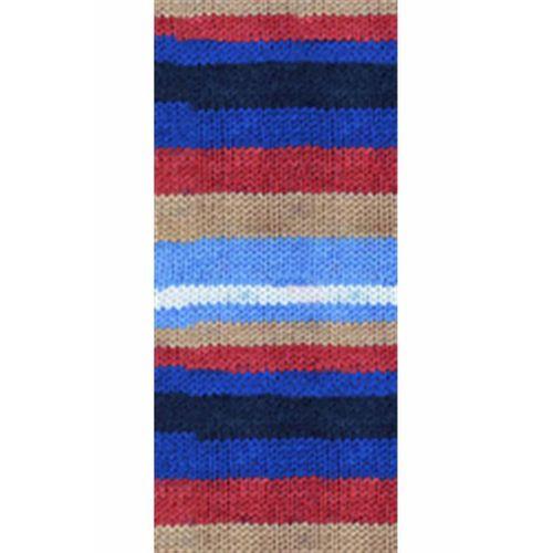 5 Adet Vega Stripe Premium Akrilik El Örgü İpi Yünü No: 82411