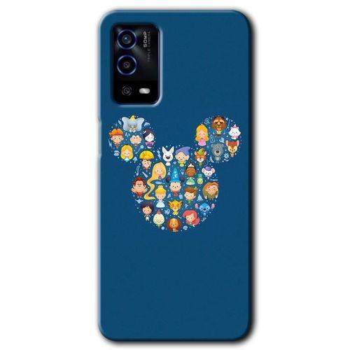 Oppo A55 Kılıf HD Desen Baskılı Arka Kapak - Mickey