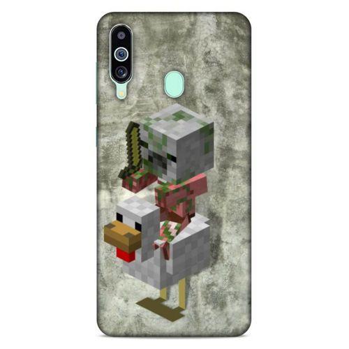 Lopard Samsung Galaxy M40 Uyumlu Kılıf PiXel (43) Thin Fit Kılıf Tavuk MC