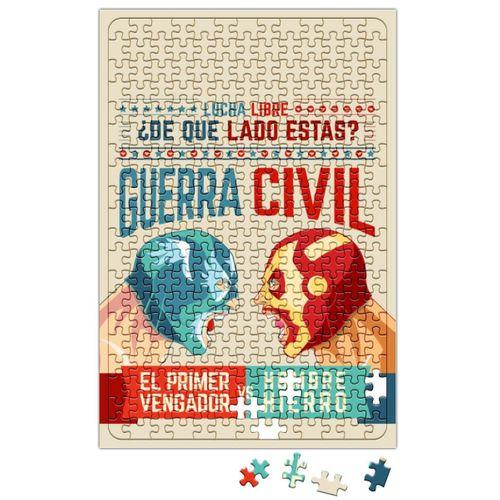 Lucha Libre Cap Ve Iron Man Puzzle 240 Parça Yapboz
