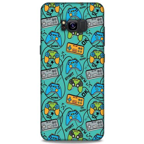 Retro (4) Desen Koruma Kılıfı Renkli Samsung Galaxy S8 Plus Kılıf