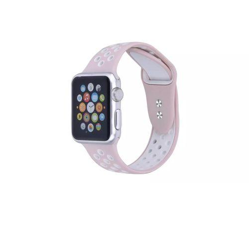 Apple Watch 2 3 4 5 6 - 42-44mm Delikli Silikon Spor Kordon Kayış
