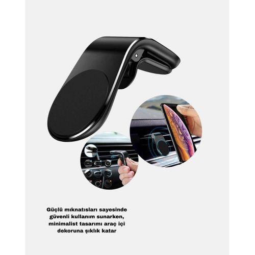 Araç İçi Telefon Tutucu + Quick Charge 3.0 Araç Şarj Cihazı Seti