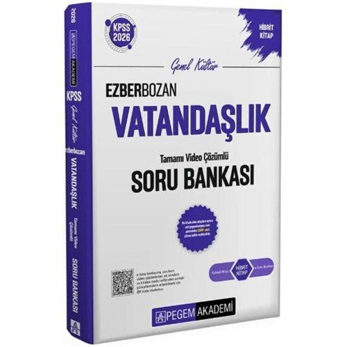 2026 KPSS Vatandaşlık Ezberbozan Soru Bankası Pegem Akademi