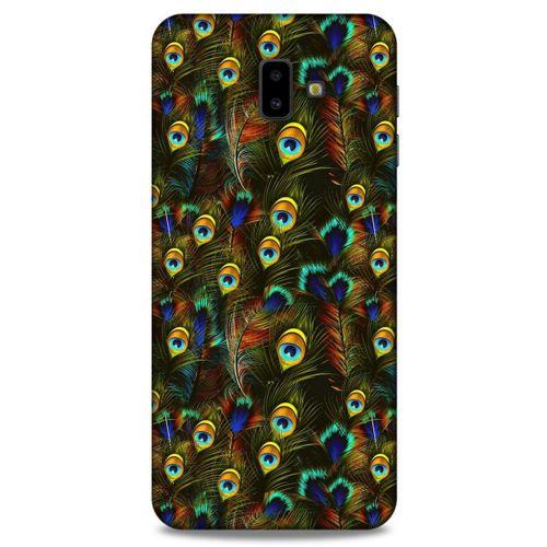 Samsung Galaxy J6 Plus Kılıf Desenli Özel Seri Tüyler (11) Tam Koruma