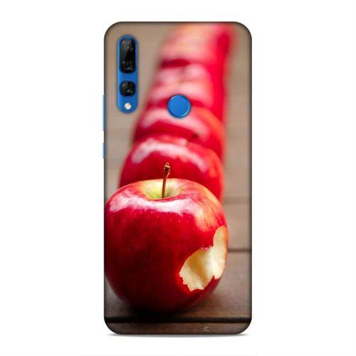Huawei Y9 Prime 2019 Kılıf İsirilmis Elma Arka Kapak Silikon Koruma Full Koruyucu