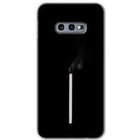 Potkal Hediye Fabrikası Samsung Galaxy S10e Kılıf HD Desen Baskılı Arka Kapak - Sönmüş Kibrit