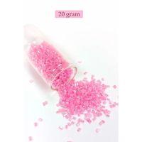Kesme Cam Boncuk 2mm - 20 Gram - Pembe -BNC323