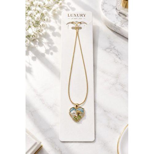Lüks Kabartma Figürlü 45 cm Ayarlanabilir Kolye