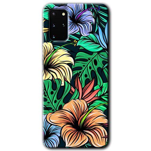 Galaxy S20 Plus Kılıf HD Desen Baskılı Arka Kapak - Hibiscus Flowers