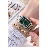 Wesse Elite Çelik Kordon Kararmaz Renk Atmaz Bayan Kol Saati 30Mt Suya Dayanıklı+Bileklik BLS1149.03