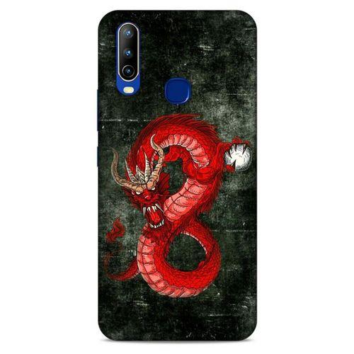 General Mobile GM 10 Kılıf Dragons (23) Ultra Koruma Kılıfı Tatoo Kırmızı Ejderha