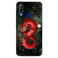 General Mobile GM 10 Kılıf Dragons (23) Ultra Koruma Kılıfı Tatoo Kırmızı Ejderha