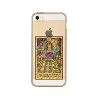 iPhone 5 The High Priestess Desenli Premium Şeffaf Silikon Kılıf