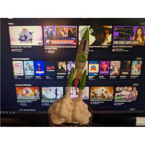 Rumble Roket 3D Baskı (Bu ürün Sadece Plastik parçadır - Almadan Önce Soru Sorabilirsiniz)