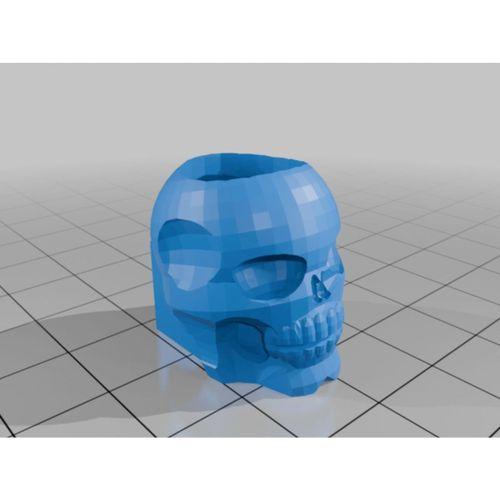 Kafatası Kalem Tutucu