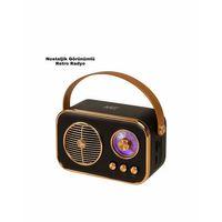 Vintage Bluetooth Radyo – Tf Kart Ve Fm Destekli Taşınabilir Nostaljik Model