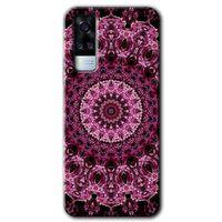 Potkal Hediye Fabrikası Vivo Y53s Kılıf HD Desen Baskılı Arka Kapak - Mandala Patterns Kaleidoscope