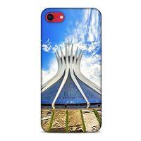 Apple iPhone SE 2020 Kılıf Dünya Mimarisi (16) Kalın Kılıf Brasilia Katedrali