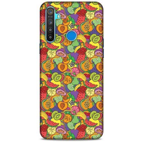 Frutix Meyve Mix 08 Oppo Realme 5i Kılıf Desenli Silikon