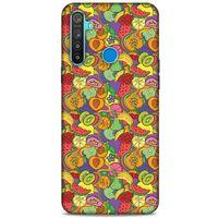 Frutix Meyve Mix 08 Oppo Realme 5i Kılıf Desenli Silikon