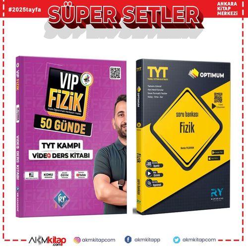 Kr Akademi TYT VİP Fizik Konu ve Referans Fizik Soru Bankası Seti 2 Kitap