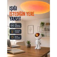 Dekoratif Gün Batımı Işığı – Astronot Figürlü Yeni Nesil
