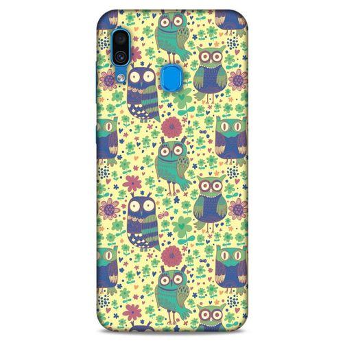 Baykuşlar (15) Desenli Silikon Kapak Telefon Kabı Samsung Galaxy A30 Kılıf