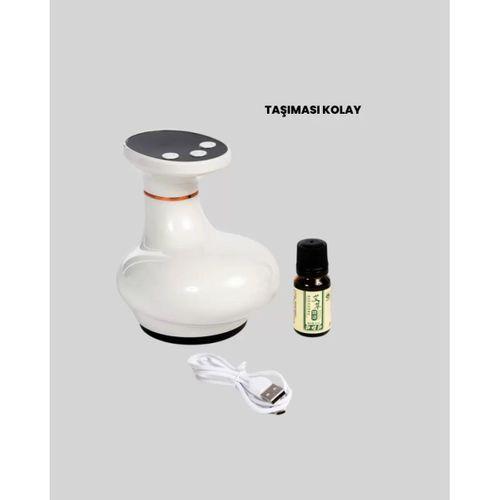 Taşınabilir Şarjlı Masaj Cihazı Kupa Terapisi Sıcak Masaj