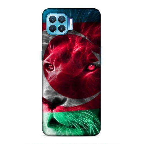 Oppo Reno 4 Lite Uyumlu Kılıf Azarbaijan (23) Ultra Koruma Kılıfı Aslan Bayrak