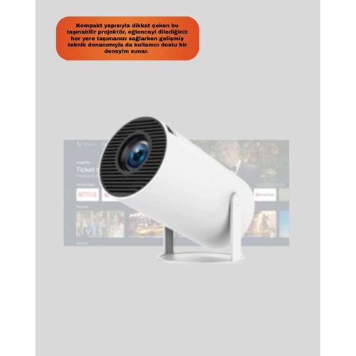Oyun Konsolu Uyumlu Kablosuz Projeksiyon Cihazı Ev Sinema Deneyimi