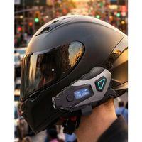 Kask İçi Kablosuz Kulaklık Kamera Fonksiyonlu Ipx8 Su Geçirmez Ve Led Ekranlı