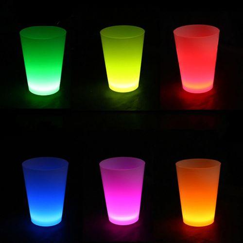 Neon Parti Glow Bardak 1.5 oz Karışık Renk 1 Adet Tekli