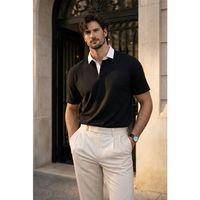 Arthur Regular Fit Nova Pike Kumaş Polo Yaka T-Shirt - Siyah